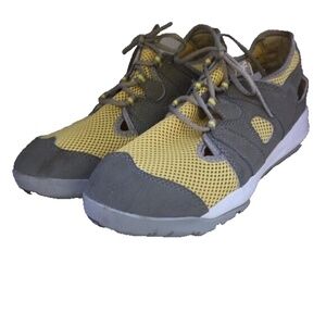 Propet Athletic Adventure Shoes Gray Yellow Size 9 M Lighweight